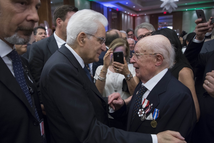 Il Presidente Sergio Mattarella in occasione dell'incontro con la collettività italiana a Toronto