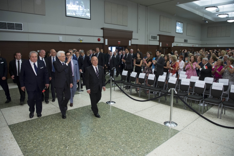 Il Presidente Sergio Mattarella  al Centro Culturale Italiano