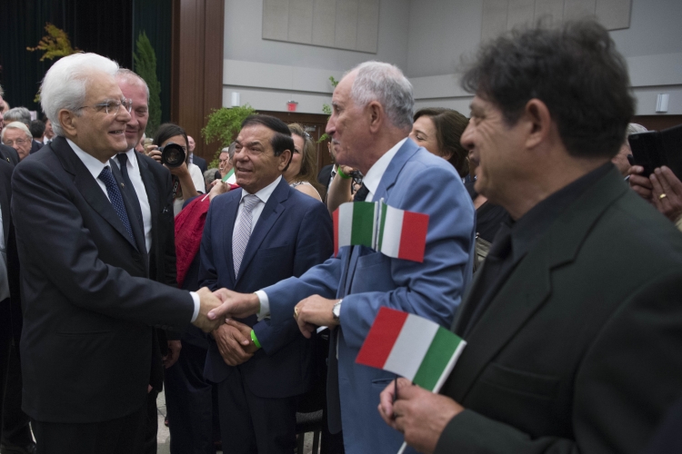 Il Presidente Sergio Mattarella  al Centro Culturale Italiano incontra la collettività italiana di Vancouver