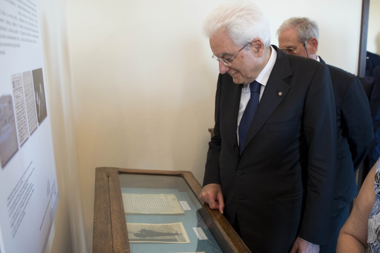 Il Presidente Sergio Mattarella visita la casa di Pirandello 