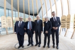 Il Presidente Mattarella alla presentazione dell’opera “Non uccidere” di Emilio Isgrò e Mario Botta in occasione del 75° anniversario della Costituzione  Italiana