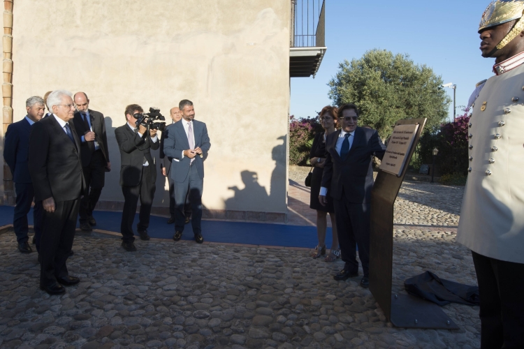 Il Presidente Sergio Mattarella a casa di Pirandello 