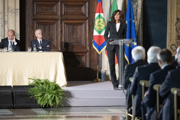 Anna Maria Bernini, Ministro dell’università e della ricerca,in occasione della cerimonia di celebrazione de “I Giorni della Ricerca”
