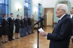 Rappresentanza di Allievi degli Istituti di Formazione Militare incontrano il Presidente Mattarella