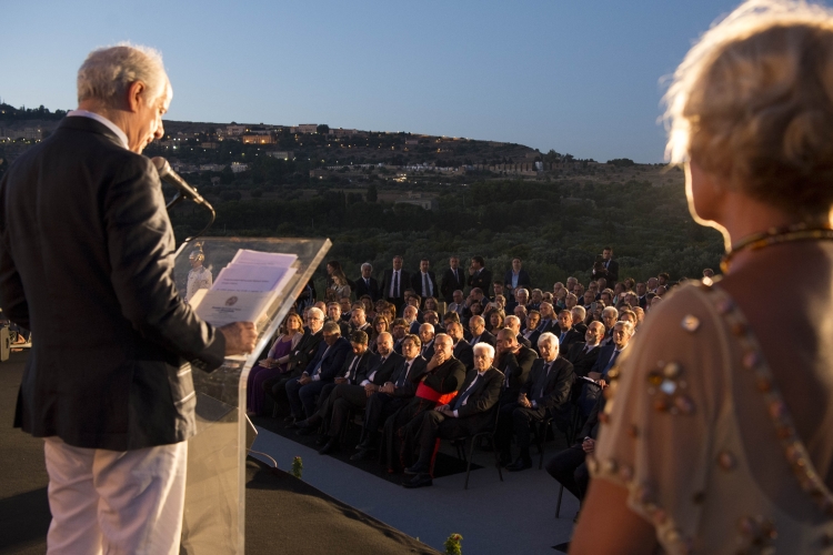 Il Presidente Sergio Mattarella in occasione della cerimonia 