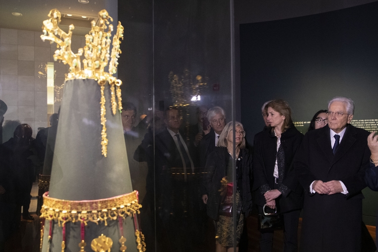 Il Presidente della Repubblica Sergio Mattarella e la Signora Laura al Museo Nazionale Coreano,in occasione della visita di Stato nella Repubblica di Corea
