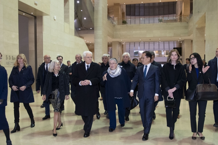 Il Presidente della Repubblica Sergio Mattarella e la Signora Laura al Museo Nazionale Coreano,in occasione della visita di Stato nella Repubblica di Corea
