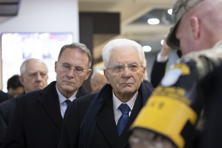 Il Presidente della Repubblica Sergio Mattarella nella Joint Security Area,in occasione della visita di Stato nella Repubblica di Corea

