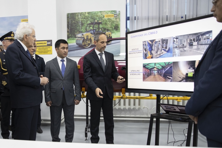 Il Presidente della Repubblica Sergio Mattarella al Politecnico di Torino a Tashkent, in occasione della visita Ufficiale nella Repubblica dell’Uzbekistan 
