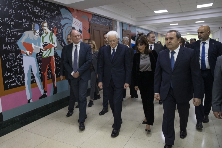 Il Presidente della Repubblica Sergio Mattarella al Politecnico di Torino a Tashkent, in occasione della visita Ufficiale nella Repubblica dell’Uzbekistan 
