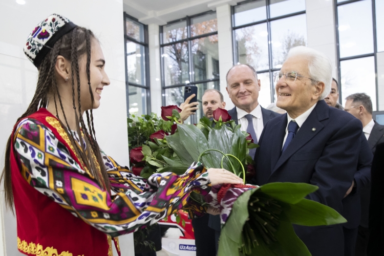 Il Presidente della Repubblica Sergio Mattarella al Politecnico di Torino a Tashkent, in occasione della visita Ufficiale nella Repubblica dell’Uzbekistan 
