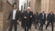 Il presidente Mattarella visita il Complesso Monumentale Shah-i-Zinda