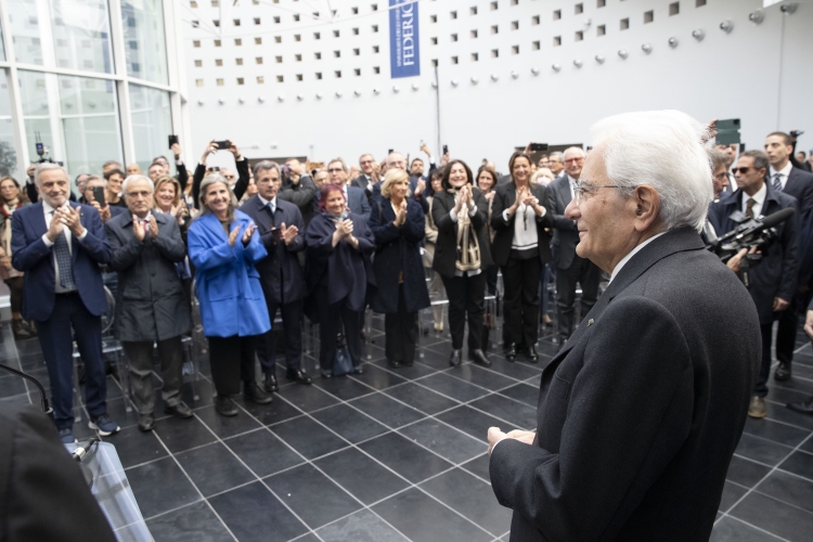 Il Presidente della Repubblica Sergio Mattarella al Complesso Universitario di Scampia
