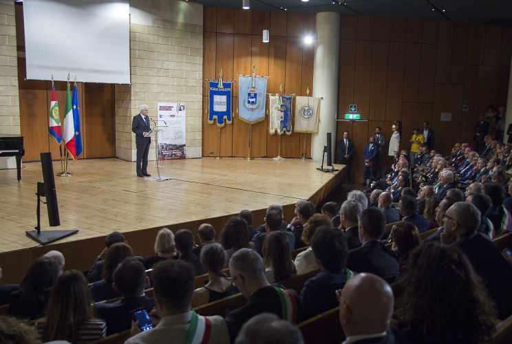 Il Presidente Sergio Mattarella alla cerimonia di inaugurazione della Cattedra "Jacques Maritain"