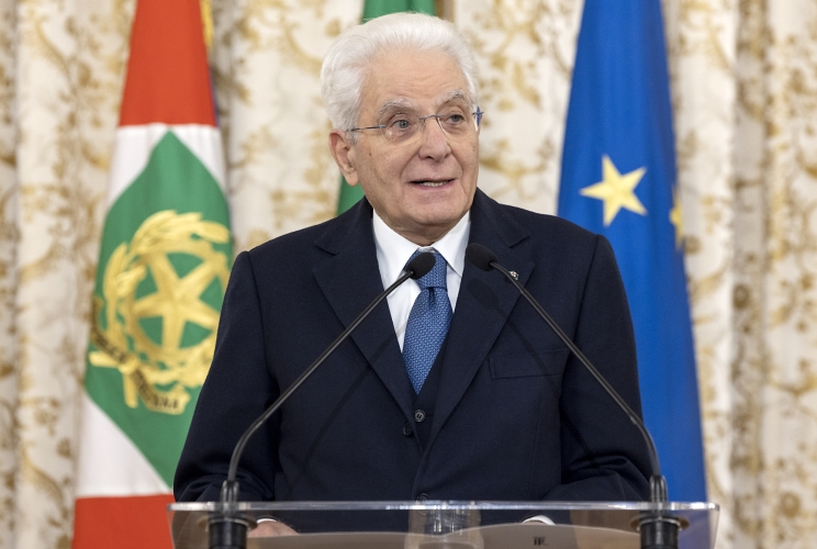 Il Presidente Sergio Mattarella rivolge il suo indirizzo di saluto in occasione dell'incontro con i membri della Commissione Monitoraggio dell’Assemblea parlamentare del Consiglio d’Europa