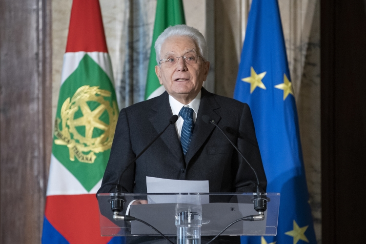 Il Presidente della Repubblica Sergio Mattarella in occasione della cerimonia del centenario della istituzione della “Stella al Merito del Lavoro” e di consegna delle Stelle al Merito del Lavoro per l’anno 2023 
