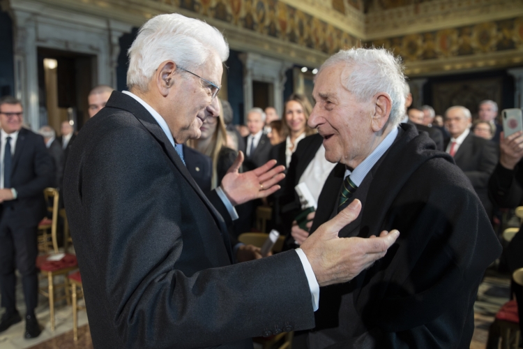 Il Presidente della Repubblica Sergio Mattarella in occasione della cerimonia del centenario della istituzione della “Stella al Merito del Lavoro” e di consegna delle Stelle al Merito del Lavoro per l’anno 2023 
