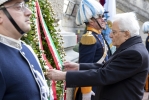  Il Presidente Mattarella depone una corona all'Ara dei Volontari