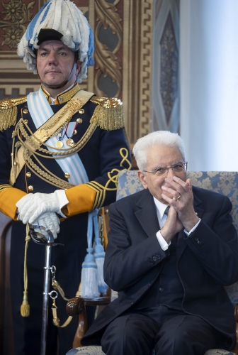 San Marino - Il Presidente della Repubblica Sergio Mattarella nel corso della visita di stato nella repubblica di San Marino
