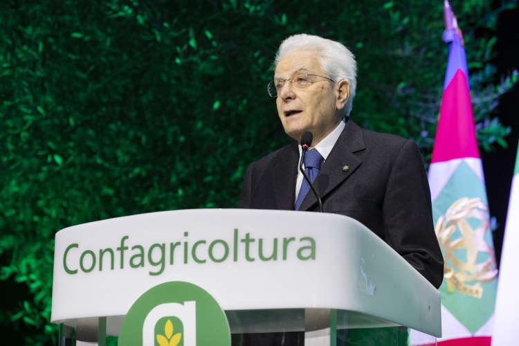 Il Presidente della Repubblica Sergio Mattarella all'Assemblea generale di Confagricoltura
