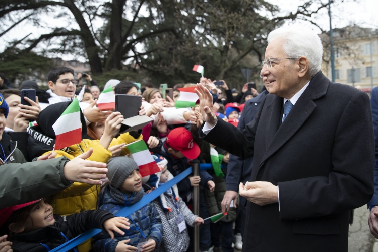 Il Presidente Sergio Mattarella a Vercelli in occasione della cerimonia d’inaugurazione dell’anno accademico 2023/2024 dell’Università degli Studi del Piemonte Orientale  
