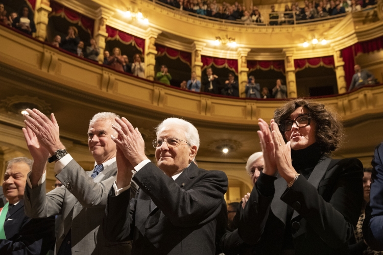 Il Presidente Sergio Mattarella in occasione della cerimonia d’inaugurazione dell’anno accademico 2023/2024 dell’Università degli Studi del Piemonte Orientale  
