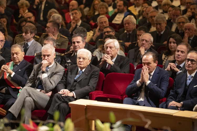 Il Presidente Sergio Mattarella in occasione della cerimonia d’inaugurazione dell’anno accademico 2023/2024 dell’Università degli Studi del Piemonte Orientale  
