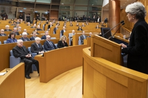 Il Presidente Sergio Mattarella in occasione della presentazione del Rapporto annuale dell’Associazione Italiadecide dal titolo “La conoscenza nel tempo della complessità. Educazione e formazione nelle democrazie del XXI secolo”
