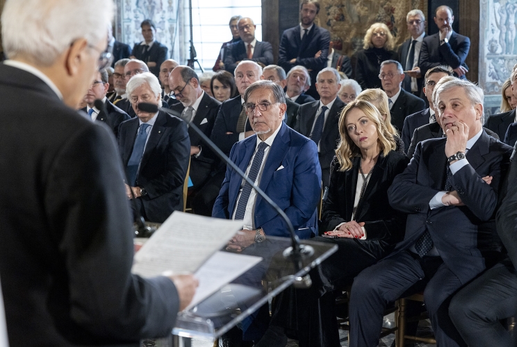 Il Presidente Sergio Mattarella rivolge il suo indirizzo di saluto in occasione della celebrazione del "Giorno della Memoria"