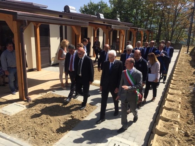  Mattarella ad Accumoli