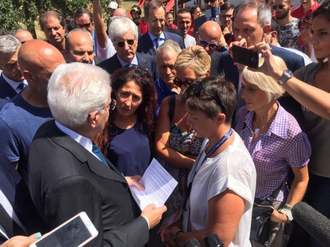 Mattarella ad Amatrice
