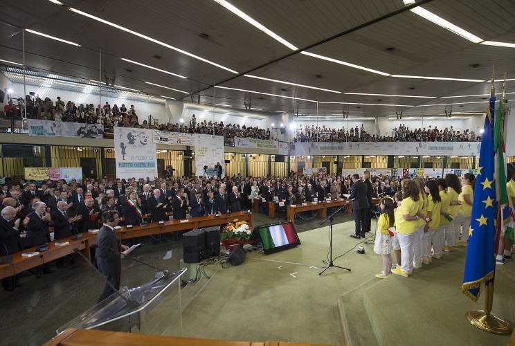 Il Presidente Sergio Mattarella al suo arrivo a Palermo 