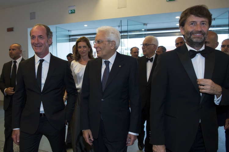 Il Presidente Sergio Mattarella con il Ministro dei Beni e delle Attività Culturali e del Turismo