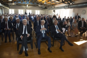 Il Presidente della Repubblica Italiana Sergio Mattarella,
