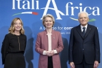 Il Presidente Mattarella accoglie i Capi di Stato in occasione del vertice ITALIA - AFRICA