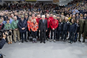Il Presidente della Repubblica Sergio Mattarella alla cerimonia di apertura di "Trento Capitale europea e italiana del Volontariato 2024"