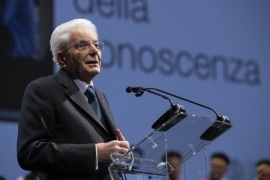 Il Presidente della Repubblica Sergio Mattarella alla cerimonia di inaugurazione dell’Anno Accademico 2023/2024 dell'Università degli Studi di Firenze 
