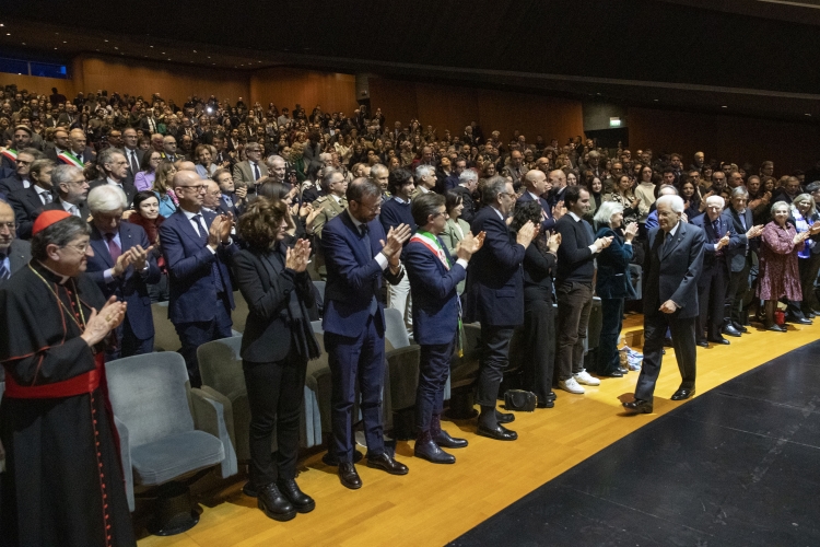 Il Presidente della Repubblica Sergio Mattarella alla cerimonia di inaugurazione dell’Anno Accademico 2023/2024 dell'Università degli Studi di Firenze 
