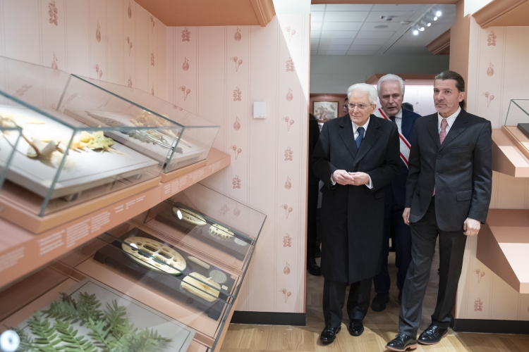 Il Presidente della Repubblica Sergio Mattarella visita il  Museo della Specola di Firenze 
