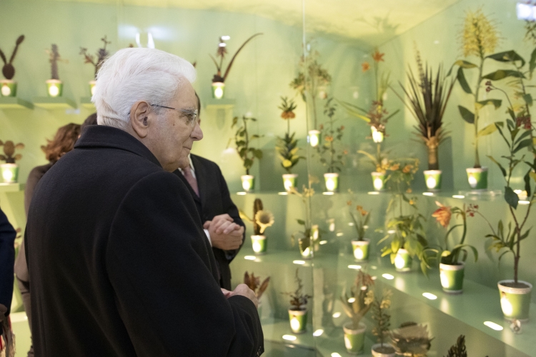 Il Presidente della Repubblica Sergio Mattarella visita il  Museo della Specola di Firenze 
