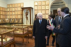 Mattarella visita il Museo della Specola