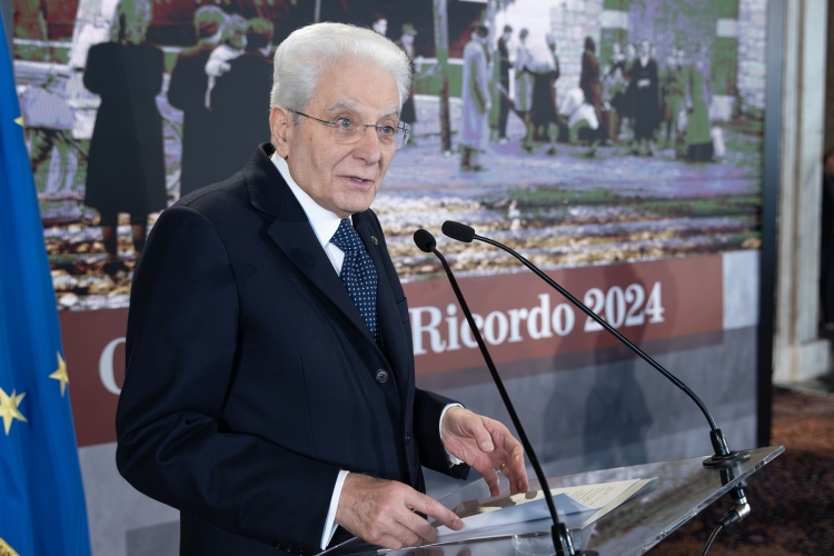 Il Presidente Sergio Mattarella rivolge il suo indirizzo di saluto in occasione della celebrazione del “Giorno del Ricordo”
