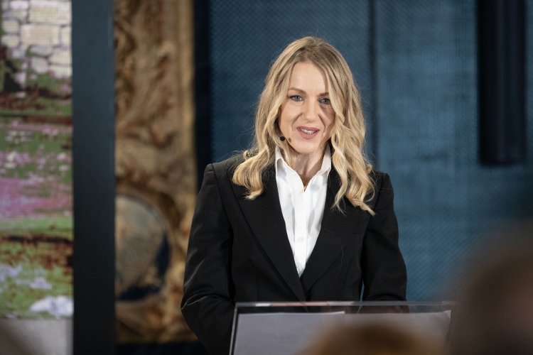 La conduttrice del “Giorno del Ricordo” Viola Graziosi
