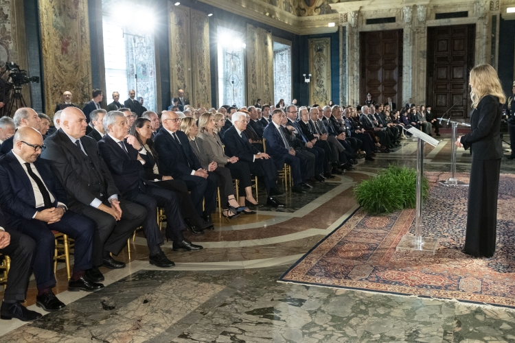 Il Presidente della Repubblica Sergio Mattarella e la Sig.ra Laura in occasione della celebrazione del “Giorno del Ricordo”
