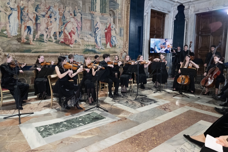 L'esecuzione dell’Orchestra di archi del Conservatorio G.Tartini di Trieste