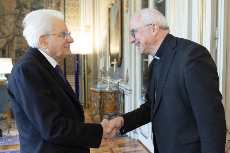 Il Presidente della Repubblica Sergio Mattarella riceve S.E. Mons. Giuseppe Baturi, Segretario generale della Cei 