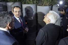 Il Presidente della Repubblica Sergio Mattarella e il Presidente della Repubblica di Cipro Nikos Christodoulides visitano la Green Line