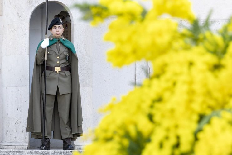 Il Palazzo del Quirinale in occasione  della “Giornata Internazionale della Donna”