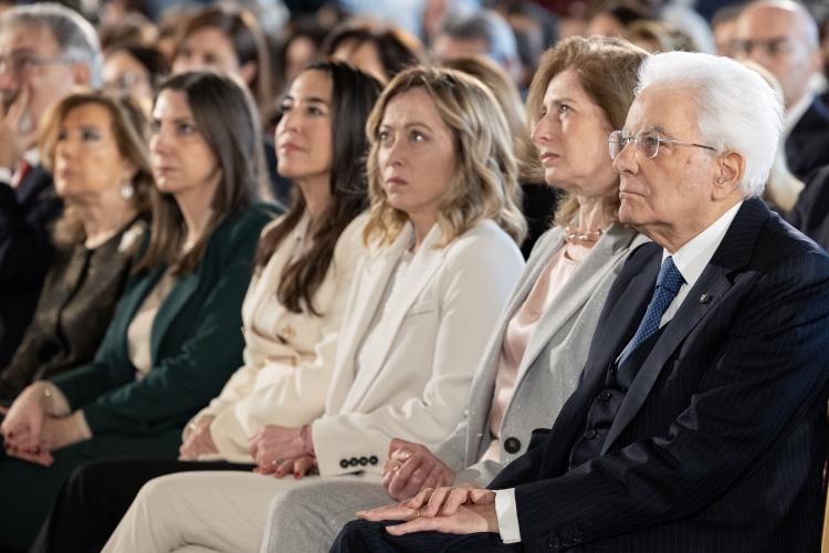 Il Presidente della Repubblica Sergio Mattarella in occasione della celebrazione della “Giornata Internazionale della Donna” 
