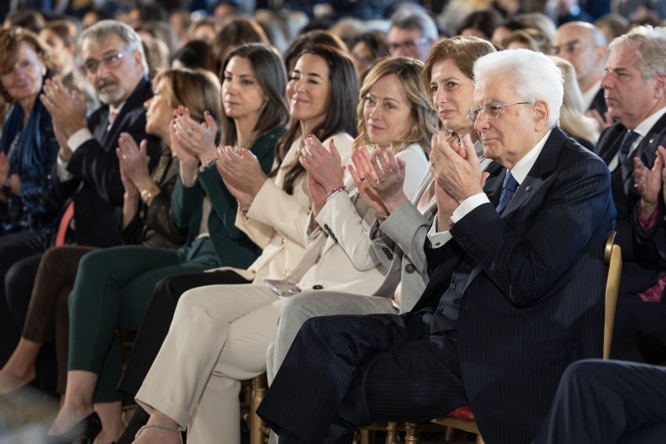 Il Presidente della Repubblica Sergio Mattarella in occasione della celebrazione della “Giornata Internazionale della Donna” 
